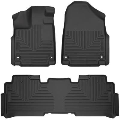 Weatherbeater Front &amp; 2nd Seat Floor Liners For 2018-2025 Odyssey Husky Liners