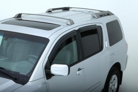 Ventvisor Deflector for 2022-2024 Mitsubishi Outlander Smoke Outside Mount 4 Piece AVS
