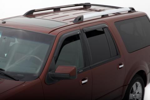 Ventvisor Deflector for 1997-2017 Ford Expedition/Lincoln Navigator Smoke Outside Mount 4 Piece AVS