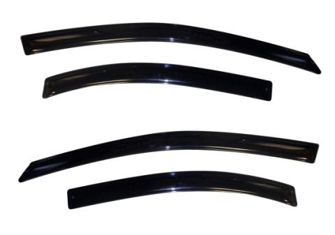 Ventvisor Deflector for 2012-2020 Chevrolet Sonic Sedan Smoke Outside Mount 4 Piece AVS
