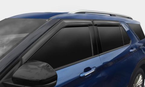 Ventvisor Deflector for 2009-2018 Volkswagen Tiguan Smoke Outside Mount 4 Piece AVS