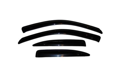 Ventvisor Deflector for 1999-2005 Volkswagen Jetta Wolfsburg Edition and More Sedan Smoke Outside Mount 4 Piece AVS