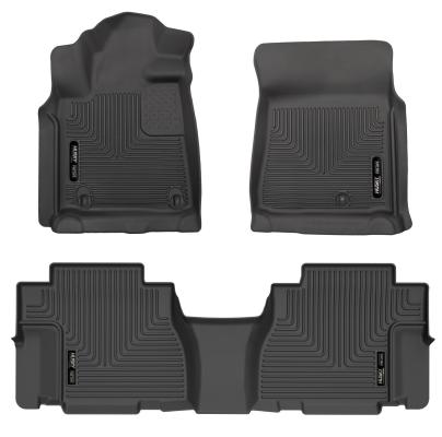 Weatherbeater Front &amp; 2nd Seat Floor Liners (Footwell Coverage) Husky Liners