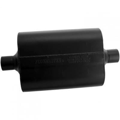 60 Series Delta Flow Chambered Muffler 60 Delta Flow 2.25 Center In 2.25 Center Out Moderate Sound Flowmaster
