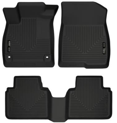 Weatherbeater Front &amp; 2nd Seat Floor Liners For 2018-2022 Accord Husky Liners