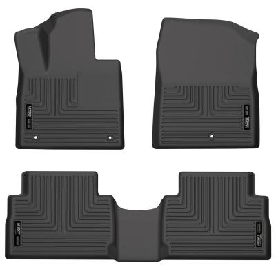 Weatherbeater Front &amp; 2nd Seat Floor Liners For 2021-2023 Santa Fe Husky Liners
