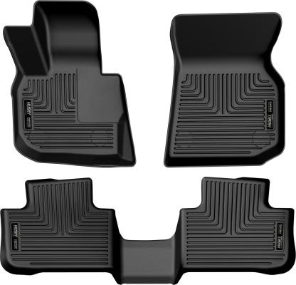 Weatherbeater Front &amp; 2nd Seat Floor Liners For 2018-2025 X3/X4 Husky Liners