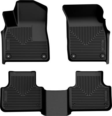Weatherbeater Front &amp; 2nd Seat Floor Liners For 2018-2025 Q7 Husky Liners
