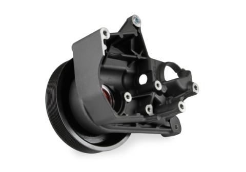 Bracket Kit, P/S LT4-W Long Spacer Natural-Black Finish Power Steering Bracket GM LT4 System Holley