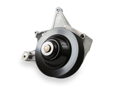 Bracket Kit, P/S LT5-W Short Spacer Natural Power Steering Bracket GM LT5 System-Dry Sump Only Holley