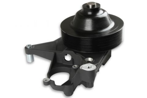 Bracket Kit, P/S LT5-W Long Spacer Natural-Black Finish Power Steering Bracket GM LT5 System Holley