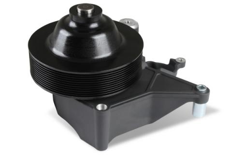 Bracket Kit, P/S LT5-W Long Spacer Natural-Black Finish Power Steering Bracket GM LT5 System Holley