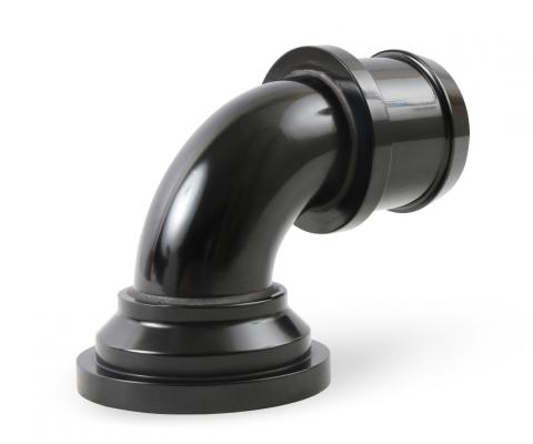 Water Neck Swivel 90 Degree Angle Black Fits 2003-Up Mopar Gen III Hemi Engines 90 Degree Holley