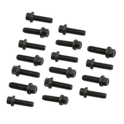 Header Bolts M8-1.25 x 25mm Hex Head Black Oxide Fits 1991-Up Ford 4.6/5.4L &amp; Chrysler 5.7,6.1,6.4L Gen III Hemi Mr Gasket