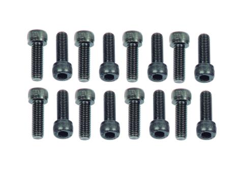 Header Bolts M8-1.25 x 25mm Socket Head Black Oxide Fits 1991-Up Ford 4.6/5.4L &amp; Chrysler 5.7,6.1,6.4L Gen III Hemi Mr Gasket