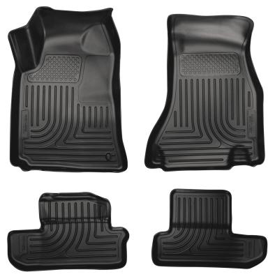Weatherbeater Front &amp; 2nd Seat Floor Liners For 2008-2010 Challenger Husky Liners
