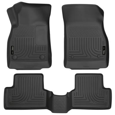Weatherbeater Front &amp; 2nd Seat Floor Liners For 2011-2016 Cruze Limited Husky Liners