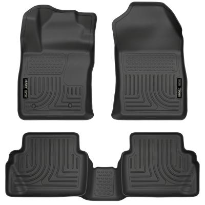 Weatherbeater Front &amp; 2nd Seat Floor Liners For 2011-2019 Fiesta Husky Liners
