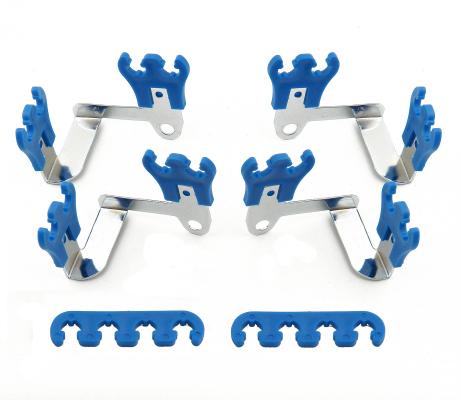 Blue Wire Loom Kit Fits 7mm and 8mm Spark Plug Wires Mr Gasket