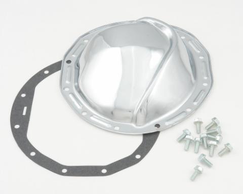 Chrome Differential Cover Fits 1965-1972 GM Car 12-Bolt with 8-7/8 Inch Ring Gear Mr Gasket