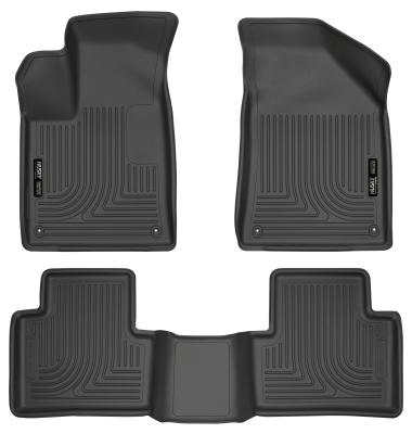 Weatherbeater Front &amp; 2nd Seat Floor Liners For 2015-2016 200 Husky Liners