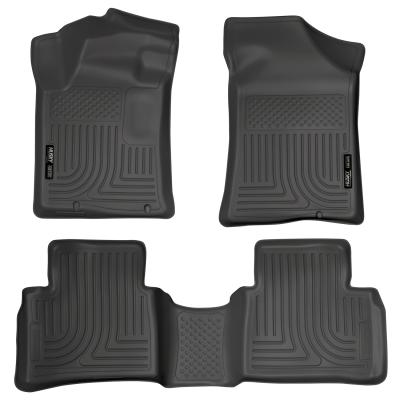 Weatherbeater Front &amp; 2nd Seat Floor Liners For 2013-2018 Altima Husky Liners