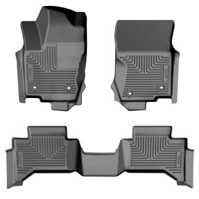 Weatherbeater Front &amp; 2nd Seat Floor Liners For 2024-2025 GX550, Land Cruiser Pocket Style Husky Liners