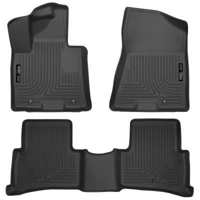 Weatherbeater Front &amp; 2nd Seat Floor Liners For 2017-2022 Sportage/Tucson Husky Liners