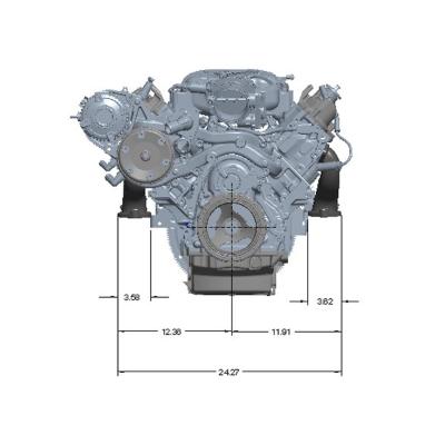 Lt Swap Exhaust Manifolds Rear Dump Natural Cast Multi-Fit GM Gen V Lt Engines 2.50-In. Outlet Hooker BlackHeart