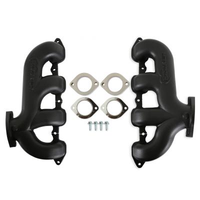 Lt Swap Exhaust Manifolds Rear Dump Black Multi-Fit GM Gen V Lt Engines 2.50-In. Outlet Hooker BlackHeart
