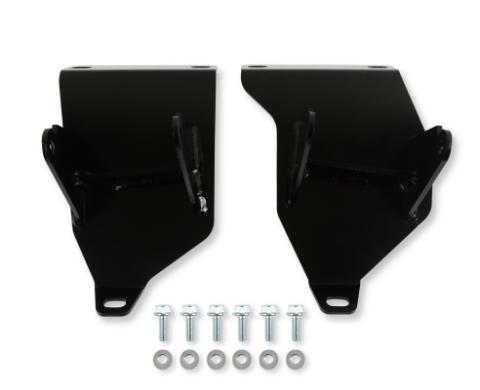 Engine Mount Brackets Fits 1973-1987 Chevrolet, GMc C10 2WD Trucks With Gen III Hemi Engine Swap Hooker BlackHeart