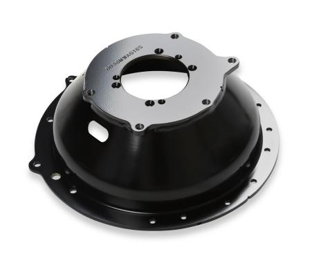 Bellhousing Chevy LS Without Starter Pocket Fits Chevy LS engines with Muncie, Jerico, and GM style TKX, TKO 500/600, or T5 Transmissions Quick Time