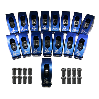 1.6 SBC Narrow Body Race Series Rocker Arms Set 7/16 Inch Set of 16 Scorpion Racing Products
