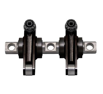 Shaft Rocker Arm Set LS3/L92 AFR Mongoose &amp; Trickflow Gen X 255 Heads Steel Bodies 1.7/1.75 Ratio Bronze Bushings Scorpion Racing Black Oxide Finish Scorpion Racing
