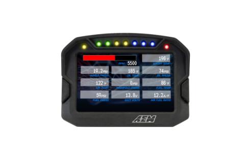 CD-5 Carbon Non-Logging/Non GPS Display 5-inch diagonal screen, carbon fiber composite enclosure, wiring harness included AEM Electronics