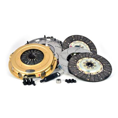 Multi-Disc Clutch and Flywheel Kit 45.70 lbs 168 Tooth Gear 33 in/oz Externally Balanced 6 Bolt Crank 925 ft/lbs Capacity 10.4 Inch Diameter 26-Spline Fits Chevrolet/GMC Cars and Trucks 7.4L Centerforce SST 10.4