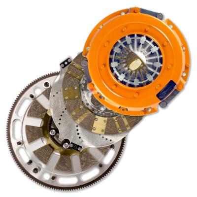 Multi-Disc Clutch and Flywheel Kit 184 Tooth Gear 0 in/oz Internally Balanced 6 Bolt Crank 1300 ft/lbs Capacity 10.4 Inch Diameter 26-Spline Fits Ford Cars 7.0L Centerforce DYAD DS 10.4