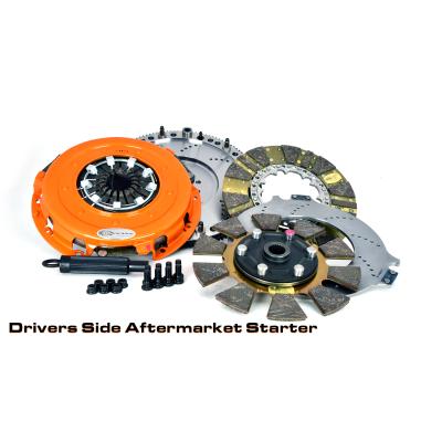 Multi-Disc Clutch and Flywheel Kit 47.30 lbs 130 Tooth Gear 8 Bolt Crank 10.4 Inch Diameter 26-Spline Fits Dodge s Crate Engines &amp; Swaps Gen III HEMI 8 Cyl Centerforce DYAD DS 10.4