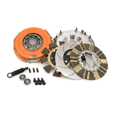 Multi-Disc Clutch and Flywheel Kit 168 Tooth Gear 0 in/oz Internally Balanced 6 Bolt Crank 1300 ft/lbs Capacity 10.4 Inch Diameter 26-Spline Fits Cadillac/Chevrolet CTS and Camaro V 6.2L Centerforce DYAD DS 10.4