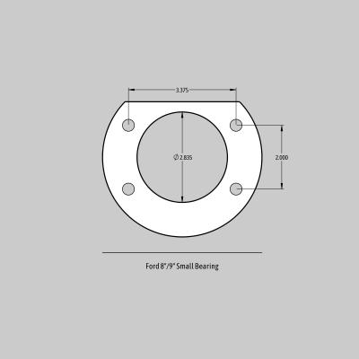 Brake System 14 Inch Rear Extreme+ with Park Brake Black 67-73 Mustang 8 or 9 Inch Rear BAER Brakes