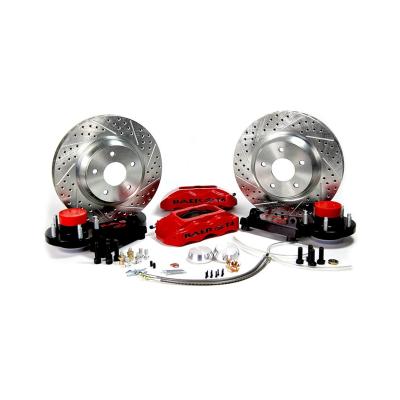 Brake System 13 Inch Front Track4 Black 64-72 GM A Body BAER Brakes