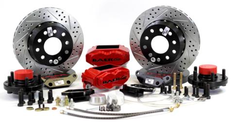 Brake System 11 Inch Front SS4+ Black 65-66 Ford/RideTech Mustang BAER Brakes