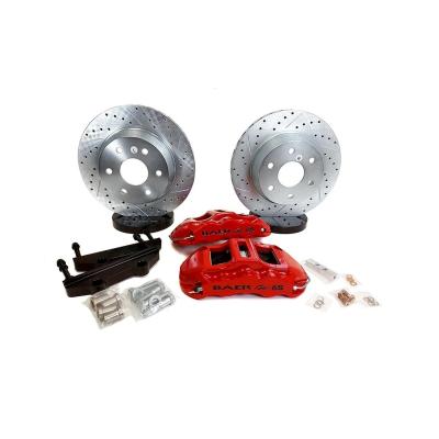 Brake System 14 Inch Rear Extreme+ w/Park Brake Black 99-14 GM 1500/SUV W/Rear Disc Brake BAER Brakes