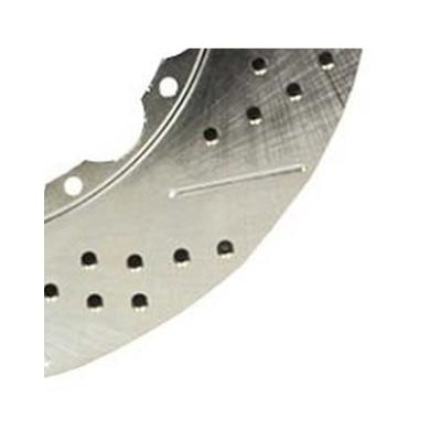 Rotor Ring Replacement 14 Inch 1.25 Inch Thick Slot Drill W/ZincPassengers Side BAER Brakes