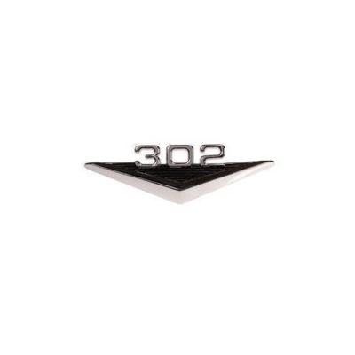 1964-1966 Ford Mustang Fender Emblem, 302 Scott Drake