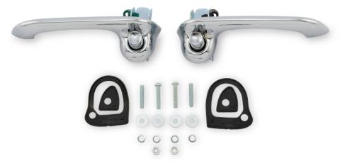 1964-1966 Ford Mustang Door Handles Polished Chrome Scott Drake