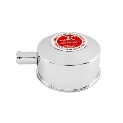 1965-1970 Ford Mustang Chrome Oil Cap with Decal Scott Drake