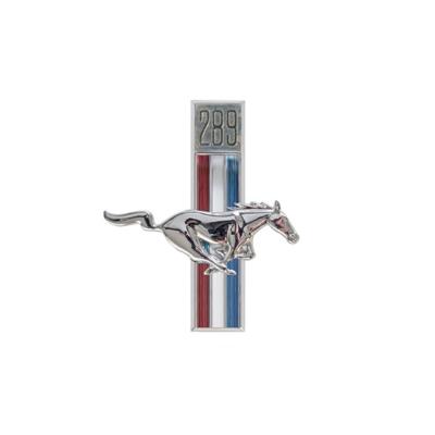 1967-1968 Ford Mustang Fender Emblems, 289 Running Horse, Passenger Side Scott Drake