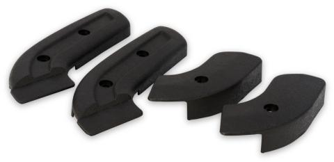 67-77 Ford Bronco Seat Hinge Covers, Black Scott Drake