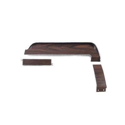 1968-1968 Ford Mustang Deluxe Dash Panels (with Wood Grain, 3 Piece) Scott Drake